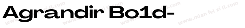 Agrandir Bo1d字体转换